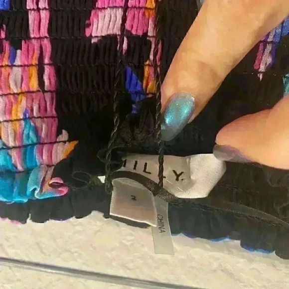 NWT Milly Ginny Floating Cosmos Print Miniskirt Sz 2 can fit up to Sz 6 - Picture 11 of 11